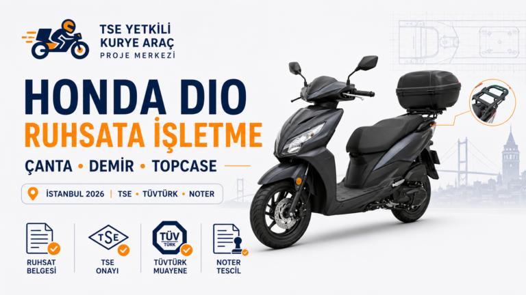 Honda Dio ruhsata işletme – çanta, demir ve proje rehberi