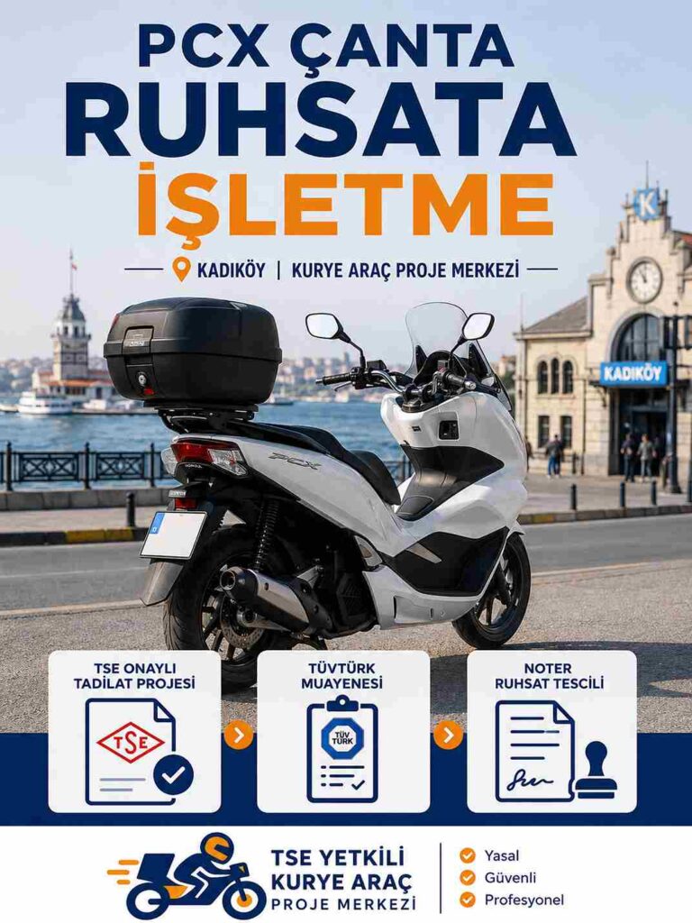 PCX çanta ruhsata işletme