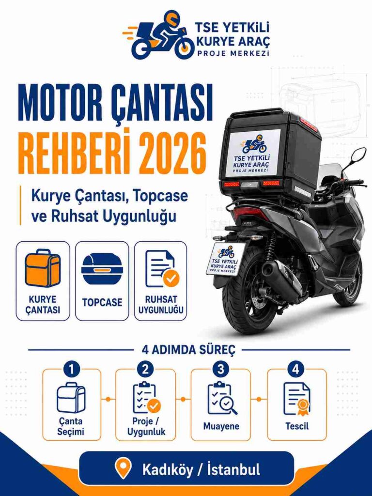 Motor çantası rehberi – kurye çantası, topcase ve ruhsat uygunluğu